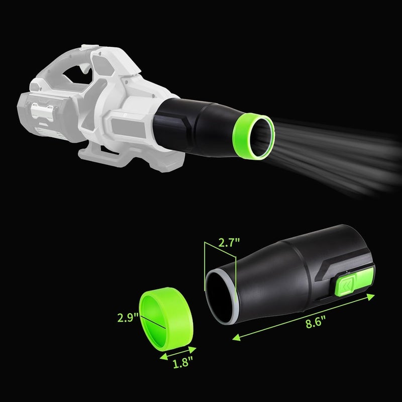 Rozlchar Stocky Car Drying Nozzle Compatible for EGO Leaf Blower, Work for 530, 575, 580, 615, 650, 765 CFM Blower(1 Pack, no Tool) - Image 4